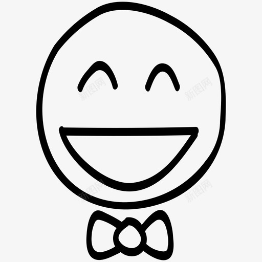 开心的表情开朗的笑的图标svg_新图网 https://ixintu.com 开心 开朗 笑的 笑脸 脸的 表情