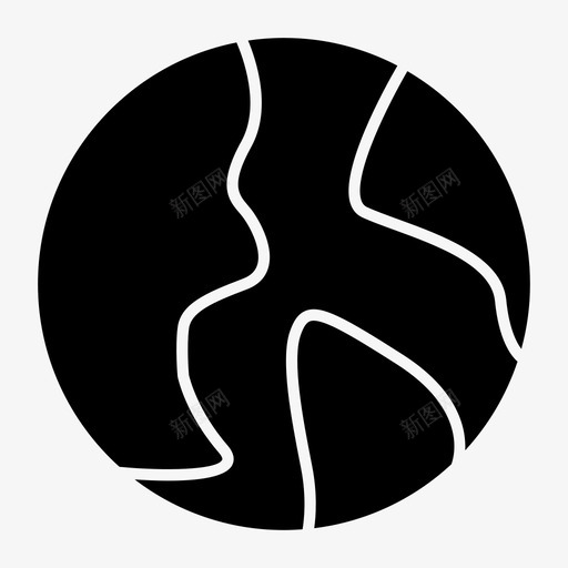 地球行星天文学黑暗图标svg_新图网 https://ixintu.com 地球 天文学黑暗 行星