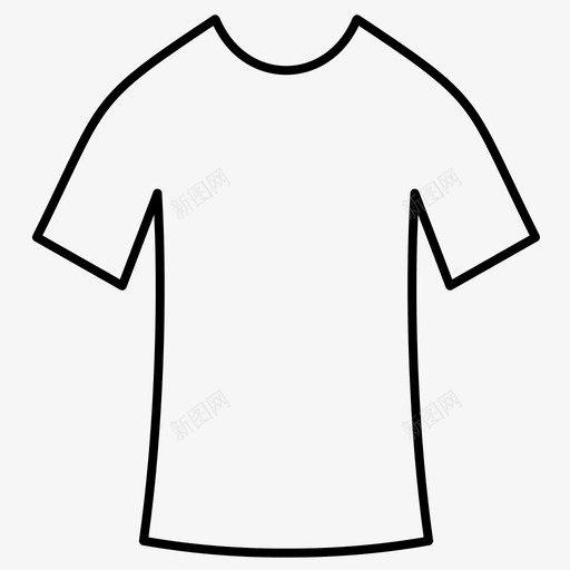 衬衫衣服男式图标svg_新图网 https://ixintu.com T恤 男式 衣服 衬衫