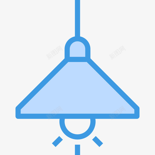 聚光灯灯10蓝色图标svg_新图网 https://ixintu.com 灯10 聚光灯 蓝色