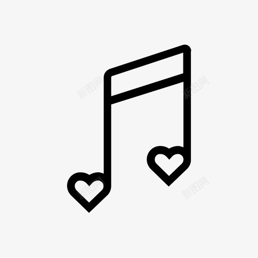 婚礼进行曲庆祝爱情图标svg_新图网 https://ixintu.com 婚礼进行曲 庆祝 爱情 音乐