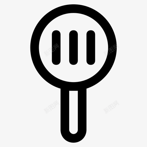 油炸铲烹饪用具煎匙图标svg_新图网 https://ixintu.com 勺子 厨房用具 油炸铲 烹饪用具 煎匙 远足和野营路线图标包