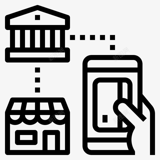 支付网关应用程序授权图标svg_新图网 https://ixintu.com 在线 应用程序 授权 支付网关 金融科技