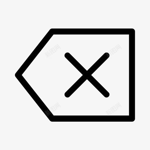取消删除返回图标svg_新图网 https://ixintu.com 上一个 删除 取消 基本信息 左箭头 返回