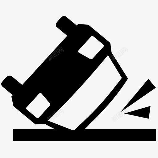 交通事故-线svg_新图网 https://ixintu.com 交通事故-线