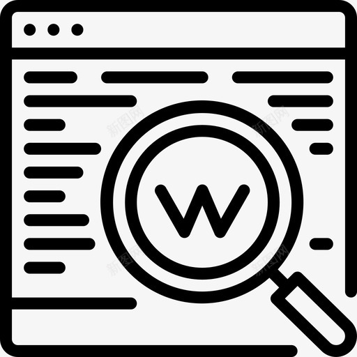 搜索引擎搜索引擎优化和网络优化14线性图标svg_新图网 https://ixintu.com 搜索引擎 搜索引擎优化和网络优化14 线性