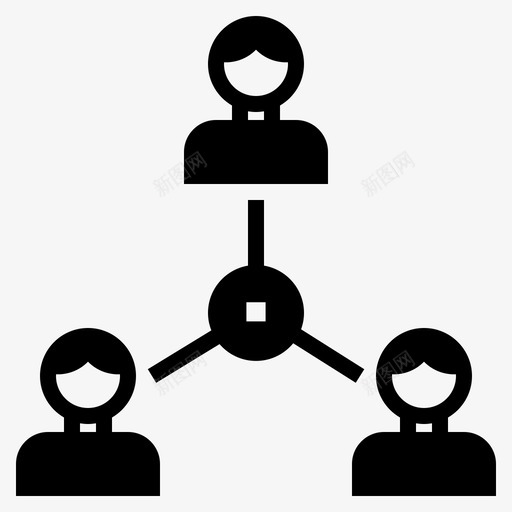 社会学联系群体图标svg_新图网 https://ixintu.com 团队 字形 微观 微观经济 社会 社会学 经济学 网络 群体 联系