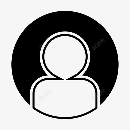 用户消费者男人图标svg_新图网 https://ixintu.com 圈中的用户 某人 消费者 用户 男人