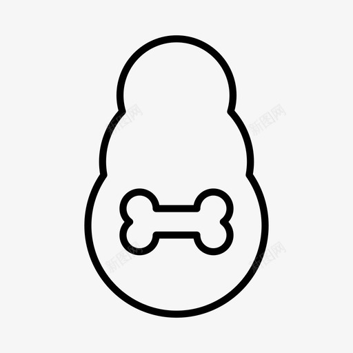 狗狗玩具宠物图标svg_新图网 https://ixintu.com 宠物 宠物用品 狗 狗玩具