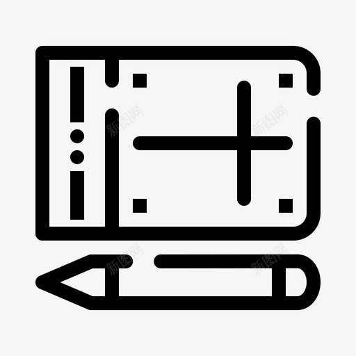 移动教育在线图标svg_新图网 https://ixintu.com web界面2月系列v3 在线 平板电脑 教育 移动 铅笔