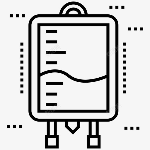 医疗图表吊图静脉输液袋图标svg_新图网 https://ixintu.com 个人健康记录 医疗图表 医疗记录 医疗评估 吊图 急救线路图标包 静脉输液袋