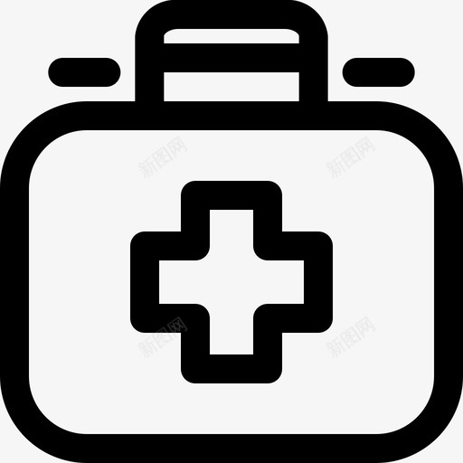 急救袋子药品图标svg_新图网 https://ixintu.com 健身房 医疗 急救 急救箱 药品 袋子