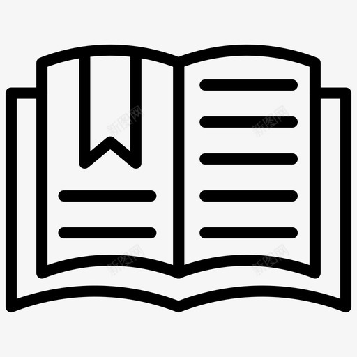书籍教育指南图标svg_新图网 https://ixintu.com 书籍 图书馆 学习 指南 教育 阅读