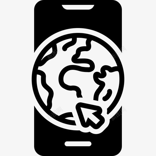 移动网络智能手机技术图标svg_新图网 https://ixintu.com 手机 技术 智能 移动 移动网 网站 网络