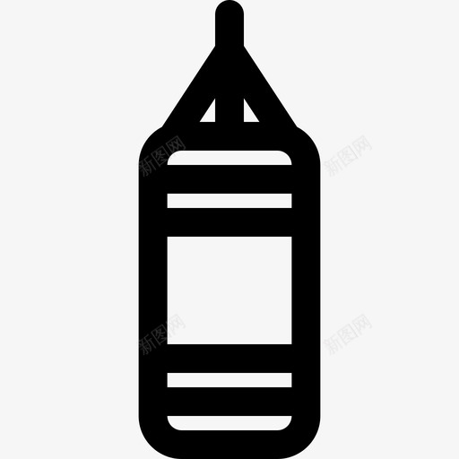 打孔袋拳击健身房图标svg_新图网 https://ixintu.com 健康 健身房 打孔袋 拳击 麻袋
