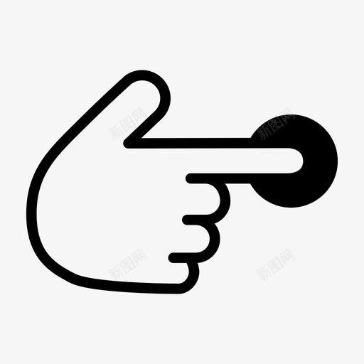手势-点击-0svg_新图网 https://ixintu.com 手势-点击-0