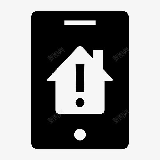 家庭安全小心房子图标svg_新图网 https://ixintu.com 保护 安全 家庭 小心 房子