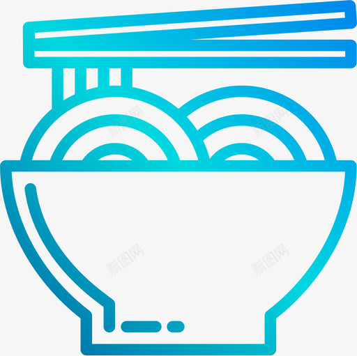 面条食品和饮料6线性梯度图标svg_新图网 https://ixintu.com 梯度 线性 面条 食品 饮料