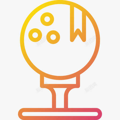 奖杯运动83梯度图标svg_新图网 https://ixintu.com 奖杯 梯度 运动83