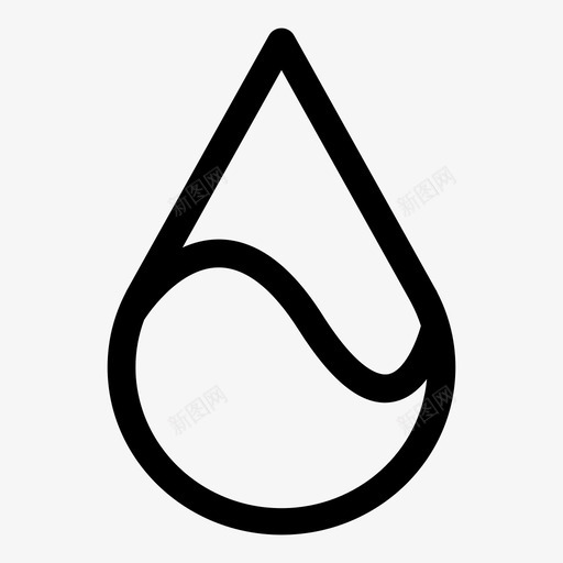 液体水滴油图标svg_新图网 https://ixintu.com 水滴 液体