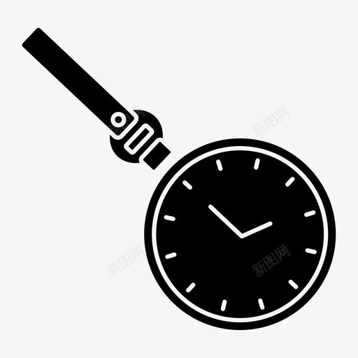 时钟苹果手表可穿戴设备图标svg_新图网 https://ixintu.com 可穿戴设备 手表 时钟 苹果手表