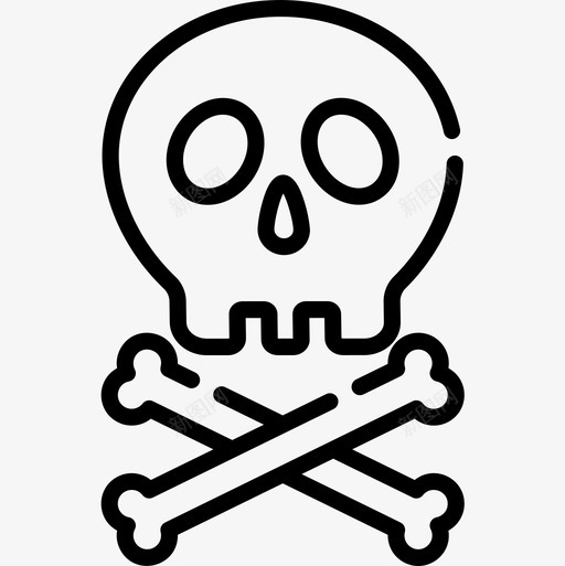 头骨犯罪调查27直系图标svg_新图网 https://ixintu.com 头骨 犯罪调查27 直系