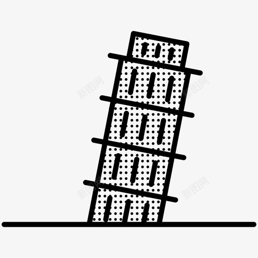 比萨斜塔意大利比萨斜塔地标图标svg_新图网 https://ixintu.com 地标 意大利 斜塔 星罗棋布 比萨 比萨塔