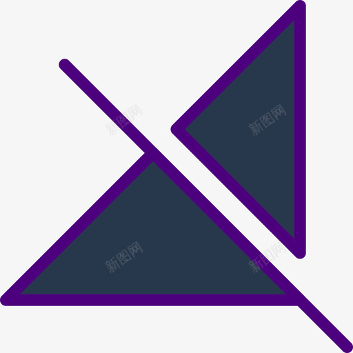 没有信号连接线颜色图标svg_新图网 https://ixintu.com 没有信号 线颜色 连接