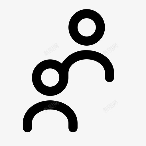 群聊天用户界面图标svg_新图网 https://ixintu.com 实用程序 实用程序行 用户界面 群 聊天
