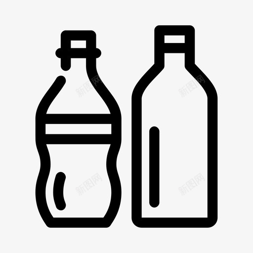 饮料瓶装波旁威士忌图标svg_新图网 https://ixintu.com gap 中杯 兰酒 利口酒 威士忌 波旁 混合 瓶装 饮料 龙舌