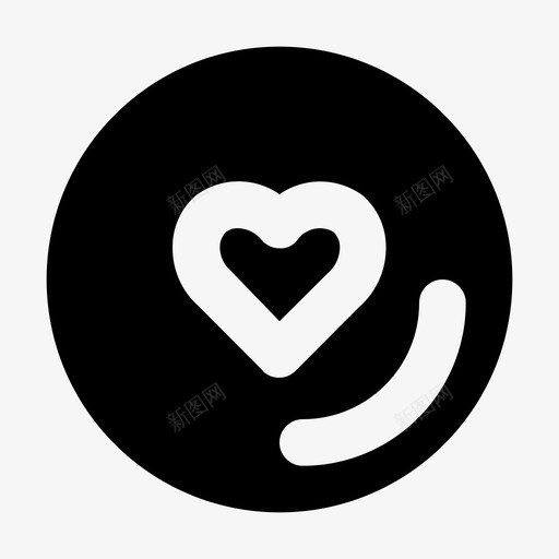 爱音乐心浪漫图标svg_新图网 https://ixintu.com 实线 情人节 浪漫 爱情 音乐