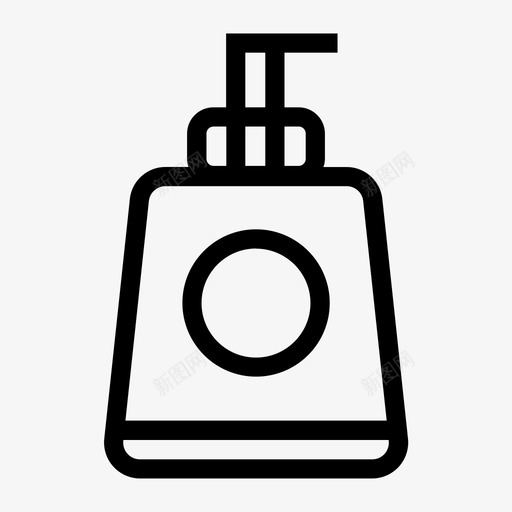 面部底漆洁面乳洗面奶图标svg_新图网 https://ixintu.com 洁面乳 洗面奶 润肤霜 液体肥皂 美妆 面部底漆