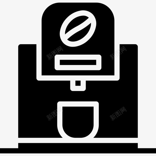 咖啡机咖啡43加满图标svg_新图网 https://ixintu.com 加满 咖啡43 咖啡机