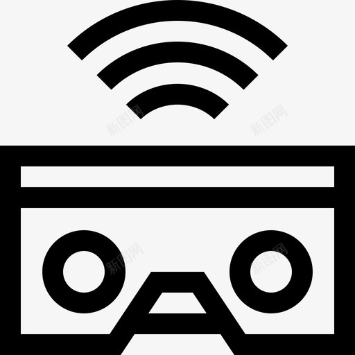 OculusRift未来技术11线性图标svg_新图网 https://ixintu.com OculusRift 未来技术11 线性