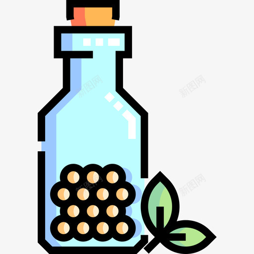 顺势疗法交替疗法线性颜色图标svg_新图网 https://ixintu.com 交替疗法 线性颜色 顺势疗法
