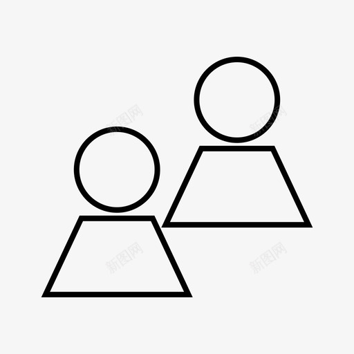 朋友兄弟绅士图标svg_新图网 https://ixintu.com 兄弟 关系 加入 团体 朋友 朋友图标 绅士