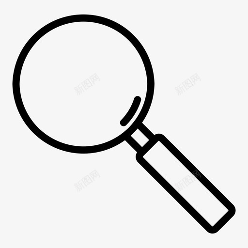搜索浏览放大镜图标svg_新图网 https://ixintu.com 搜索 放大镜 查看 浏览