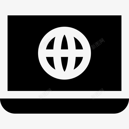 笔记本电脑互联网技术3已填充图标svg_新图网 https://ixintu.com 互联网技术3 已填充 笔记本电脑