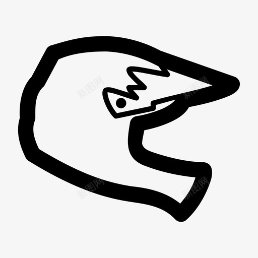 头盔运动服图标svg_新图网 https://ixintu.com 头盔 运动服