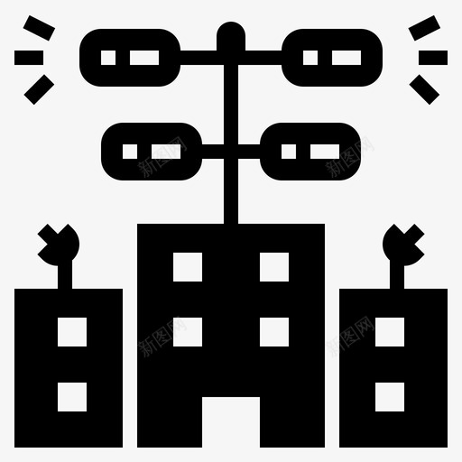 政策公告建筑图标svg_新图网 https://ixintu.com 公司 公告 建筑 微观经济字形 政策 法规 通知