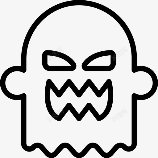 鬼魂万圣节111直系图标svg_新图网 https://ixintu.com 万圣节111 直系 鬼魂