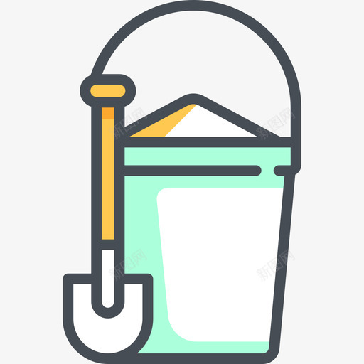 Bucketsummer36双色图标svg_新图网 https://ixintu.com Bucket summer36 双色