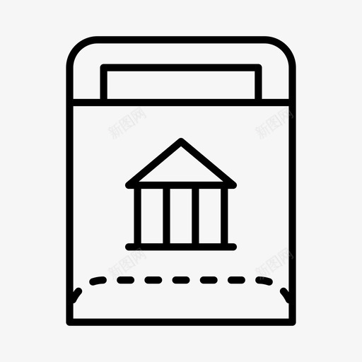 博物馆档案古物美术馆图标svg_新图网 https://ixintu.com 博物馆 古物 展览 档案 画廊 美术馆
