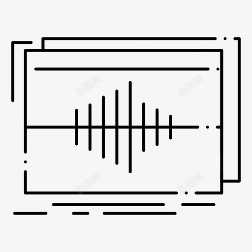 音频频率赫兹图标svg_新图网 https://ixintu.com web界面febcollectionv4 序列 波形 赫兹 音频 频率
