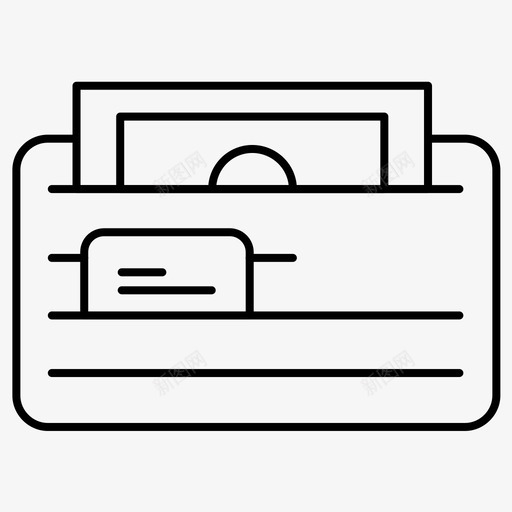 现金卡钱图标svg_新图网 https://ixintu.com 卡 现金 钱 钱包