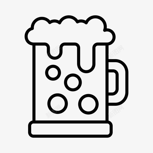 啤酒娱乐饮酒图标svg_新图网 https://ixintu.com 啤酒 娱乐 爱好 饮酒