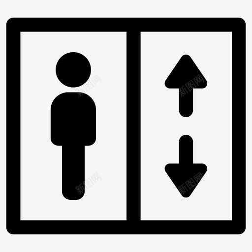 电梯大楼电梯楼层图标svg_新图网 https://ixintu.com 大楼电梯 楼层 电梯 酒店
