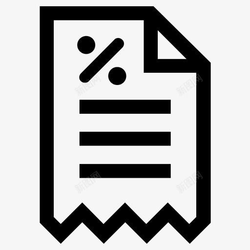 税金营业税费用图标svg_新图网 https://ixintu.com 凭证 收据 税金 营业税 费用