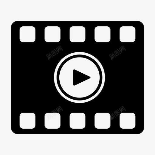 视频电影电影制作人图标svg_新图网 https://ixintu.com 制作人 剧院 多媒体 电影 视频