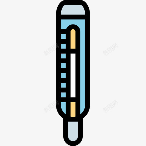温度计药房29线性颜色图标svg_新图网 https://ixintu.com 温度计 线性 药房 颜色